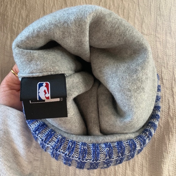 NY Knicks Pom Beanie - Picture 3 of 3